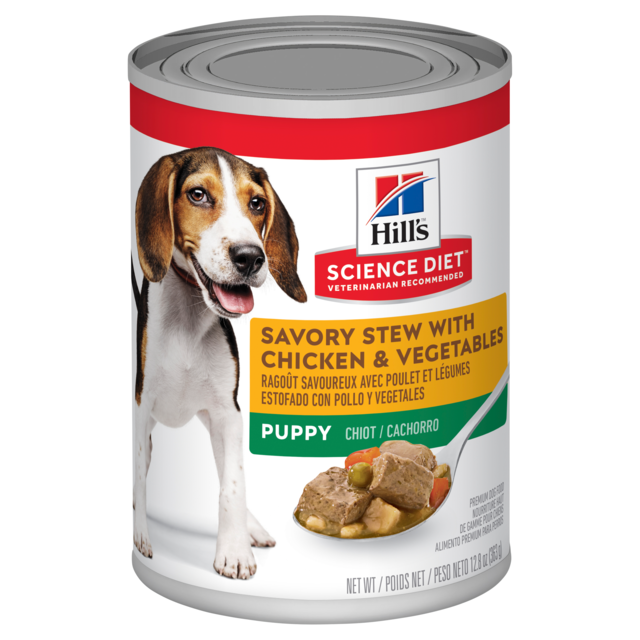 Hill's Science Diet Puppy Savory Stew with Chicken & Vegetables Wet Dog Food - Product Image