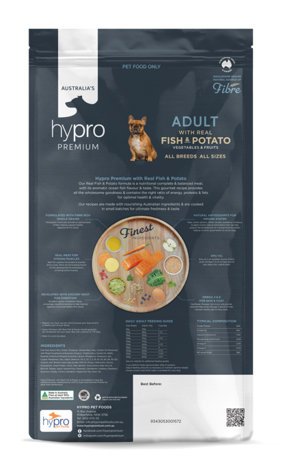 Hypro Premium Wholesome Grains Adult Fish & Potato Dry Dog Food - Product Image 7