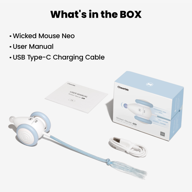 Cheerble Wicked Mouse Neo Smart Cat Toy - Product Image 1