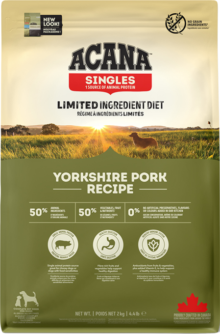 ACANA Singles Yorkshire Pork Dry Dog Food Petdirect