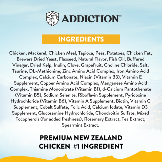 Addiction Grain-Free Chicken Supreme Recipe Senior Dry Cat Food - Product Image 3
