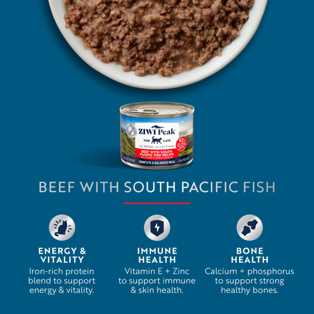 ZIWI Peak Beef & South Pacific Fish Wet Cat Food - Product Image 7