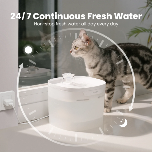 Cheerble Pet Fountain E1 Lite Cat and Dog Water Fountain - Product Image 5