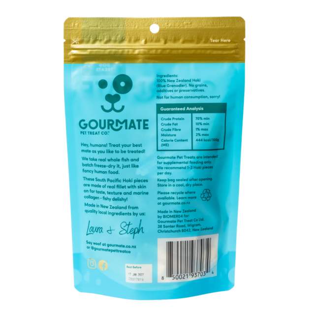 Gourmate Pet Treat Co. South Pacific Hoki Dog Treats - Product Image 1