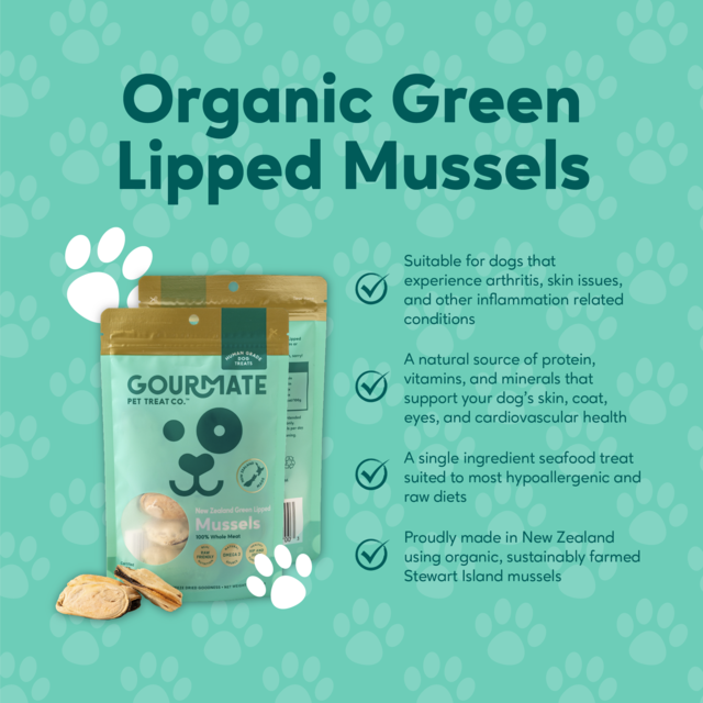 Gourmate Pet Treat Co. Organic Green Lipped Mussels Dog Treats - Product Image 3