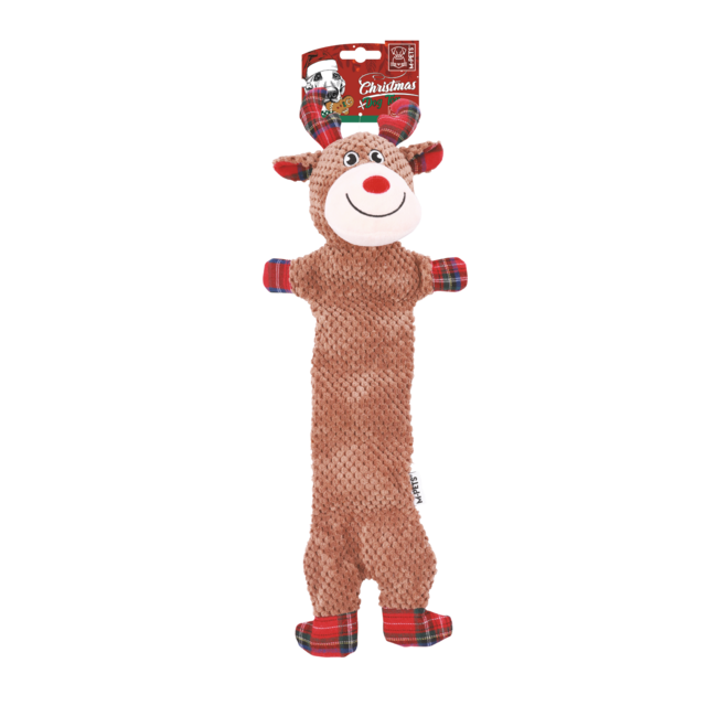 M-PETS Christmas Prancer the Reindeer Dog Plush Toy - Product Image