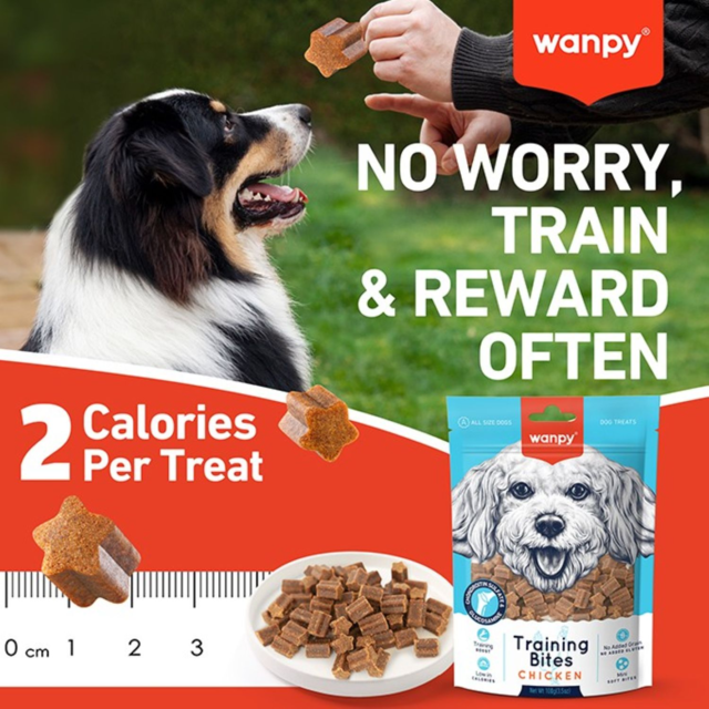 Wanpy Training Bites Pollock Dog Treats - Product Image 4