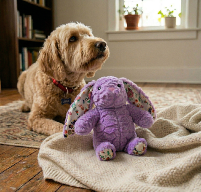 Waggin' Tails Smooshables Bunny Dog Toy - Product Image 1