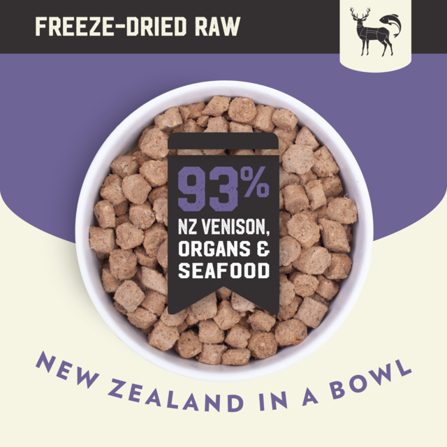 Kiwi Kitchens Venison & Tuna Freeze Dried Cat Food - Product Image 3