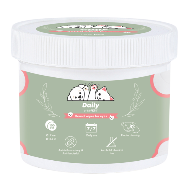 M-PETS Daily Cat & Dog Eye Cleaning Wipes - Product Image
