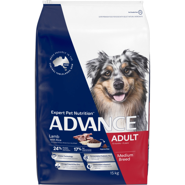 ADVANCE Adult Medium Breed Lamb & Rice Dry Dog Food - Product Image