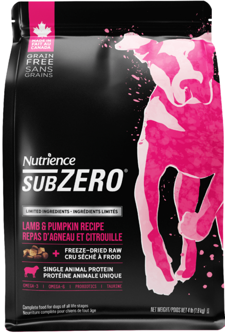 Nutrience SubZero Limited Ingredient Lamb & Pumpkin Dog Dry Food - Product Image