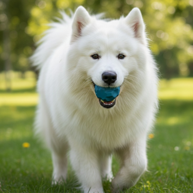 Pup & Purr Geo Treater Ball Tough Dog Toy - Product Image 2