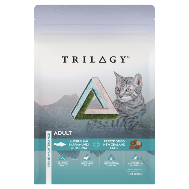 Trilogy Grain Free Barramundi with Tuna & Freeze Dried Lamb Adult Dry Cat Food - Product Image