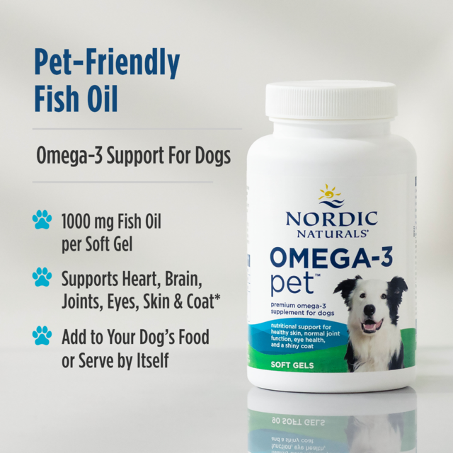 Nordic Naturals Omega-3 Fish Oil Cat & Dog Soft Gels - Product Image 1