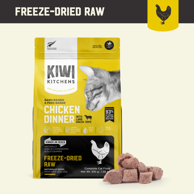 Kiwi Kitchens Chicken Freeze Dried Cat Food - Product Image 1