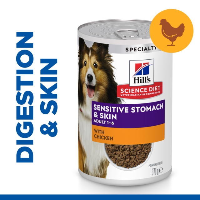 Hill's Science Diet Adult Sensitive Stomach & Skin with Chicken Wet Dog Food - Product Image 2