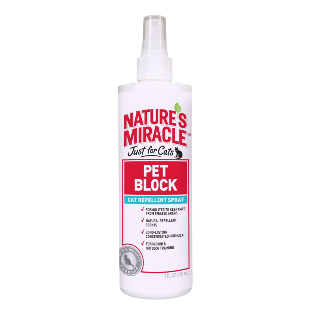Nature's Miracle Cats Pet Block Cat Repellent Spray - Product Image