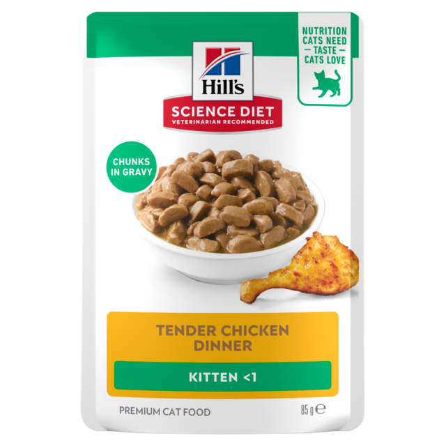 Hill's Science Diet Kitten Chicken in Gravy Wet Cat Food - Product Image 1