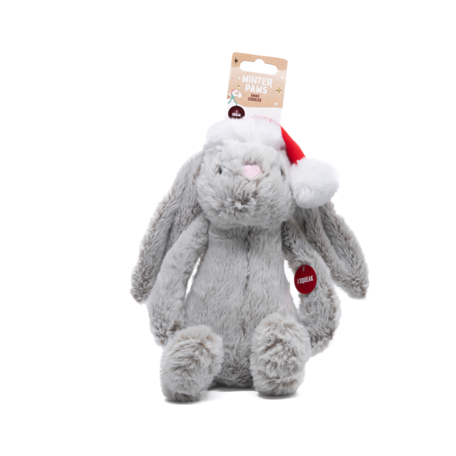 Winter Paws Christmas Bunny Dog Plush Toy - Product Image 2