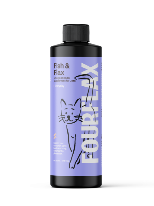 Fourflax Fish & Flax Oil Supplement for Cats - Product Image
