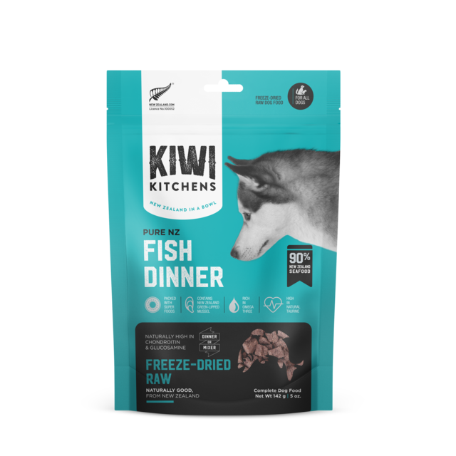 Kiwi Kitchens Fish Freeze Dried Dog Food - Product Image