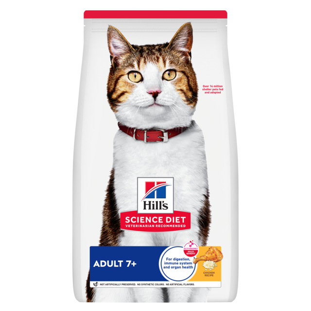 Hill's Science Diet Adult 7+ Senior Dry Cat Food - Product Image 2