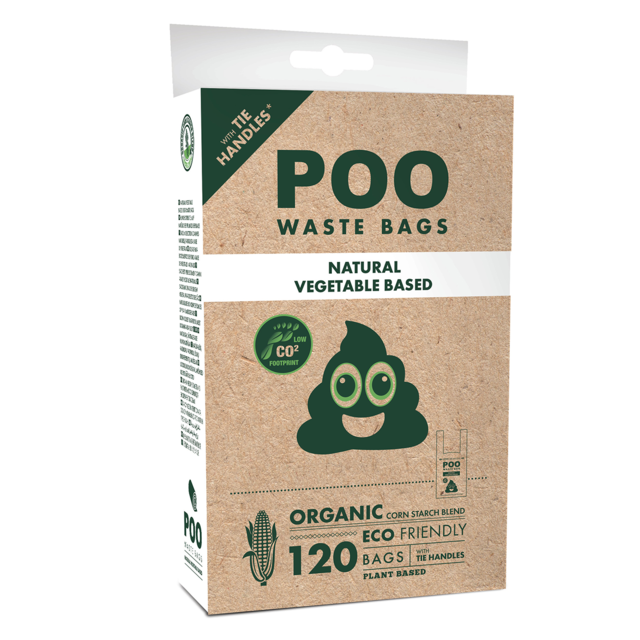 M-PETS POO Dog Waste Bags with Easy Tie Handles - Product Image 0
