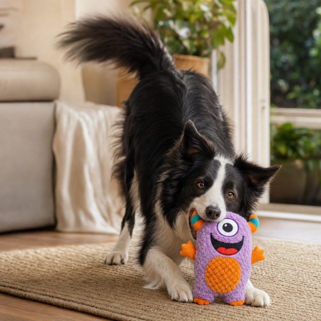 PLAY Monster Plush Dog Toy - Product Image 1