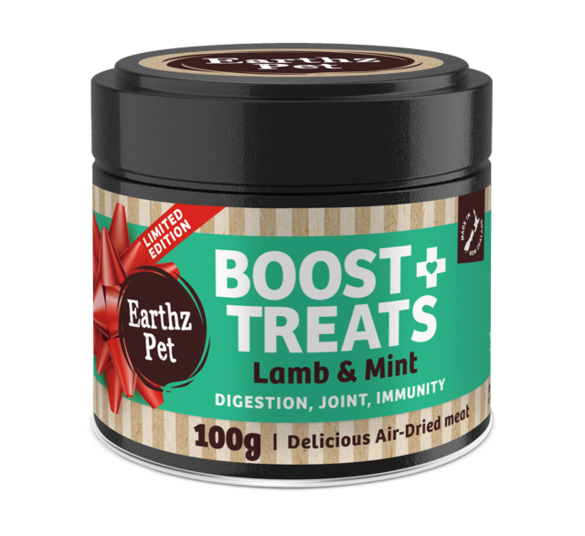 Earthz Pet BOOST+ Lamb & Mint Air Dried Dog Treats - Product Image