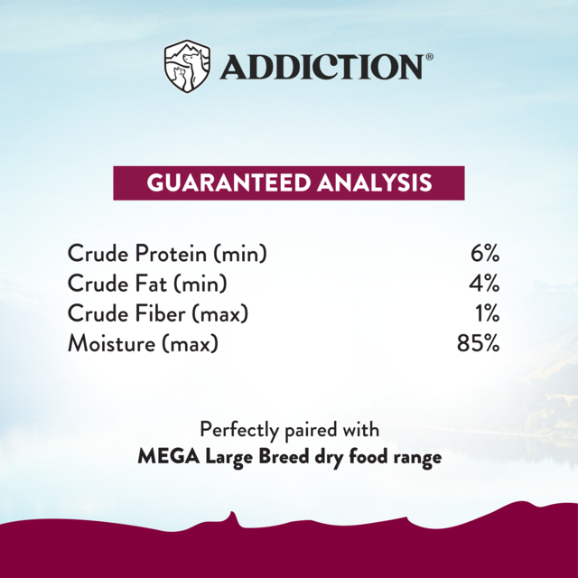 Addiction MEGA Country Chicken Dinner Loaf Wet Dog Food - Product Image 4