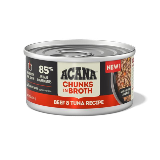ACANA Beef & Tuna Recipe Chunks in Broth Wet Cat Food - Product Image 5