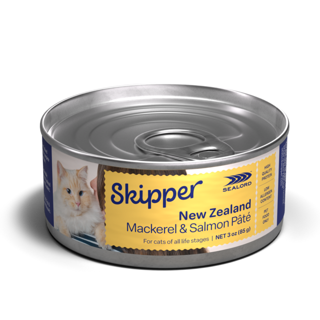 Sealord Skipper Mackerel & Salmon Pate Wet Cat Food - Product Image