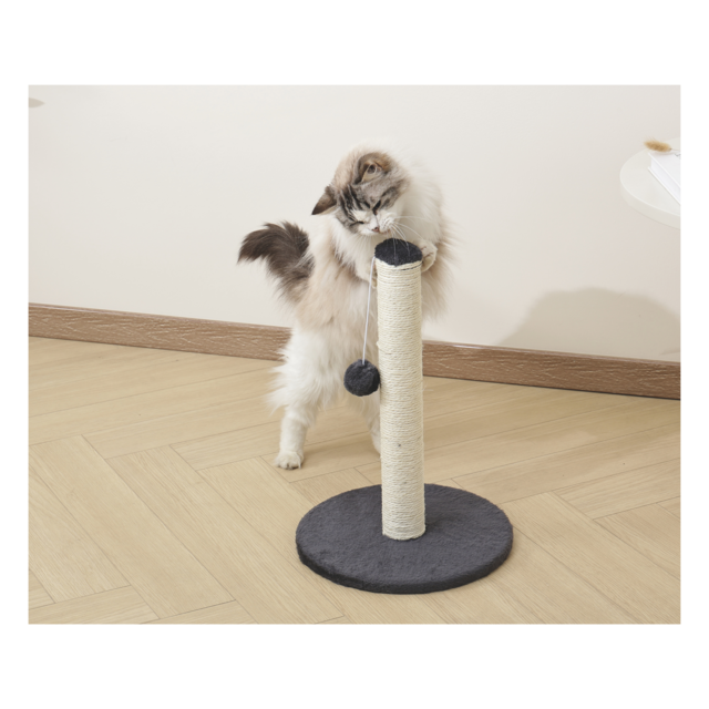 M-PETS My Second Cat Scratch Pole with Pom Pom - Product Image 2