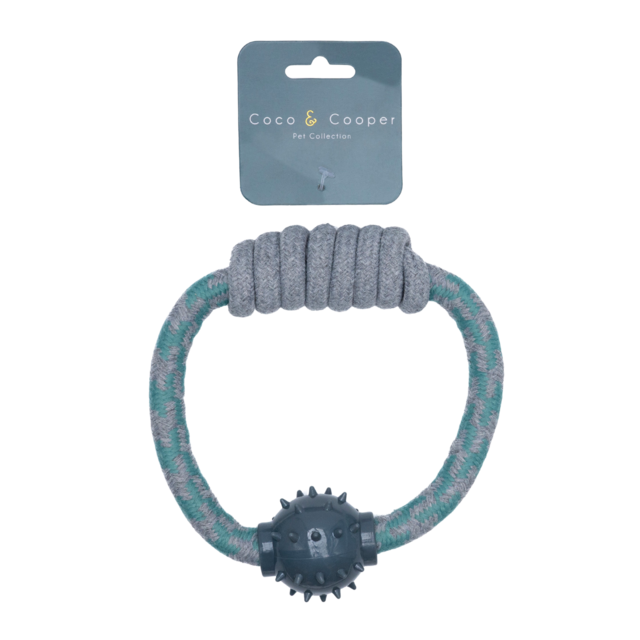 Coco & Cooper Rumble Ring Rope Dog Toy - Product Image