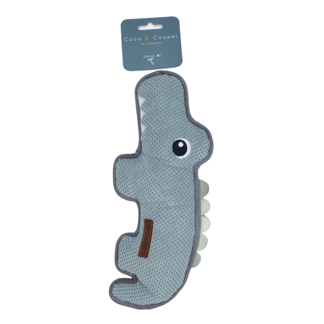 Coco & Cooper Casey Croc Corduroy Dog Plush Toy - Product Image 0