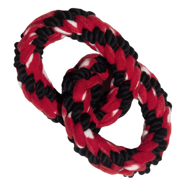 KONG Signature Rope Double Ring Tug Dog Toy - Product Image 1