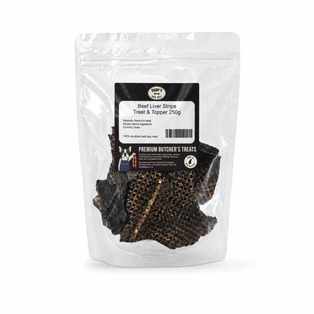 Digby's Dog Deli Thick Cut Beef Liver Strips Dog Treat - Product Image