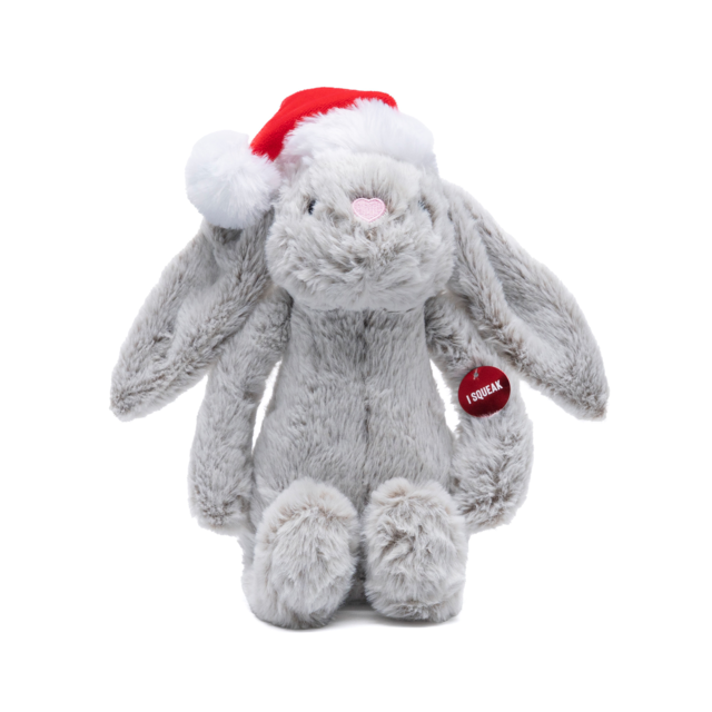 Winter Paws Christmas Bunny Dog Plush Toy - Product Image 0