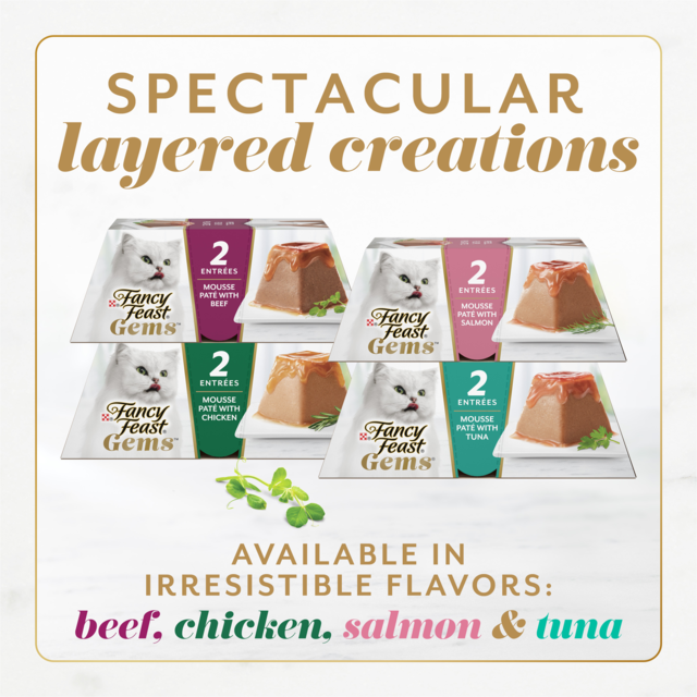 Fancy Feast Gems Mousse Pate with Tuna Wet Cat Food - Product Image 4