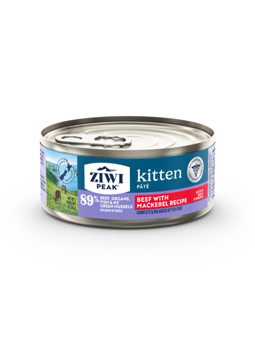 ZIWI Peak Kitten Beef & Mackerel Wet Cat Food - Product Image