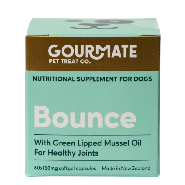 Gourmate Pet Treat Co. Bounce with Green Lipped Mussel Oil for Healty Joints  - Product Image 1