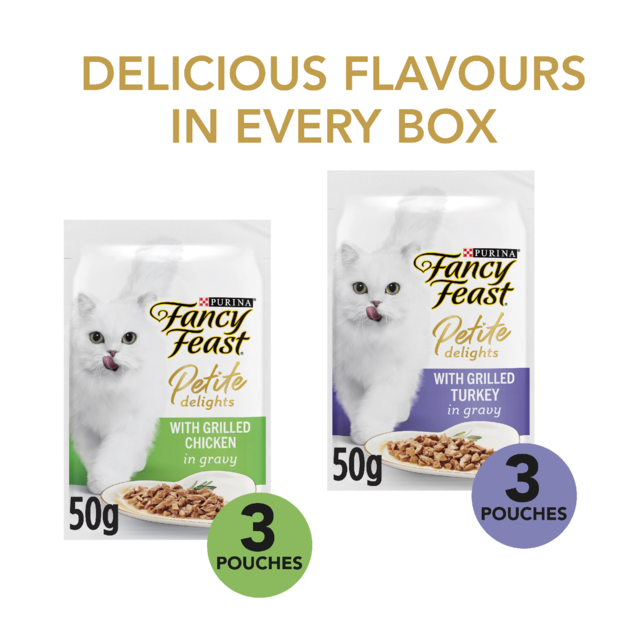 Fancy Feast Petite Delights Chicken & Turkey Variety Pack Wet Cat Food - Product Image 1