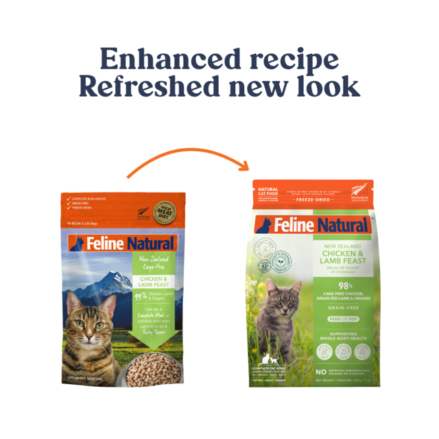 Feline Natural Chicken & Lamb Feast Freeze Dried Cat Food - Product Image 4