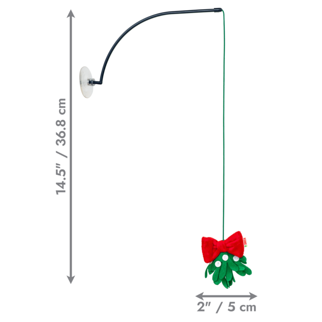 KONG Holiday Connects Window Mistletoe Cat Toy - Product Image 2
