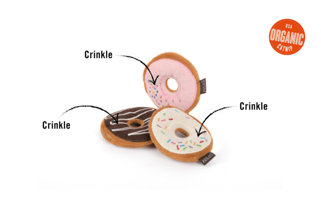 P.L.A.Y. Feline Frenzy Kitty Kreme Doughnuts Cat Toy - Product Image 2