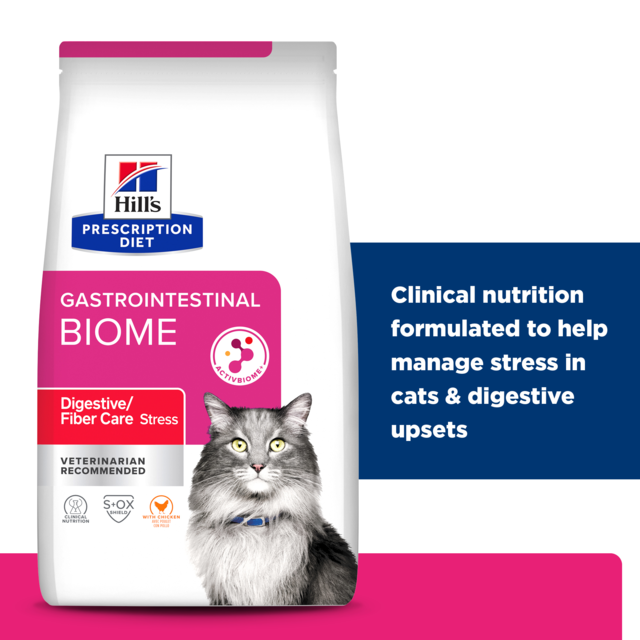 Hill's Prescription Diet Gastrointestinal Biome Stress Dry Cat Food - Product Image 12