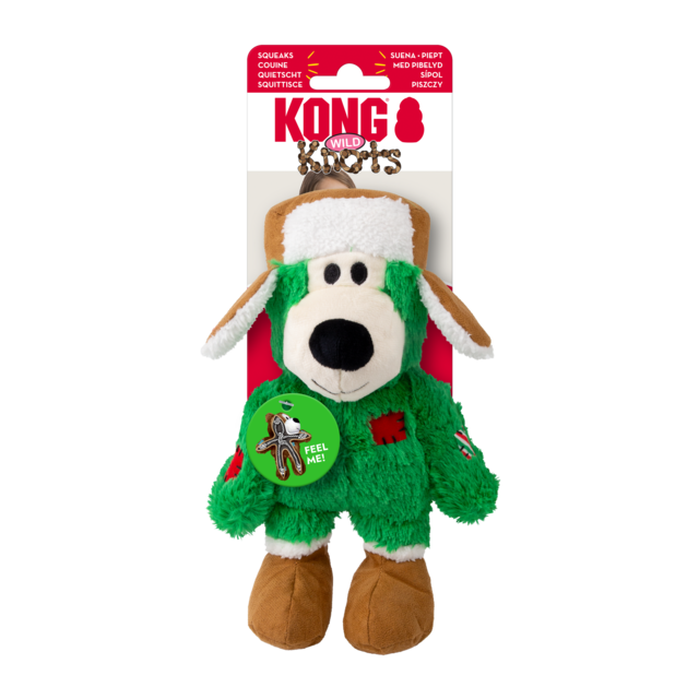 KONG Holiday Wild Knots Bear Dog Toy - Product Image