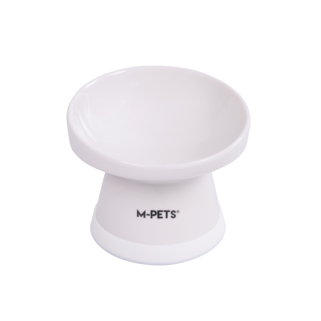 M-PETS Tilt'd Raised Ceramic Cat and Dog Bowl - Product Image