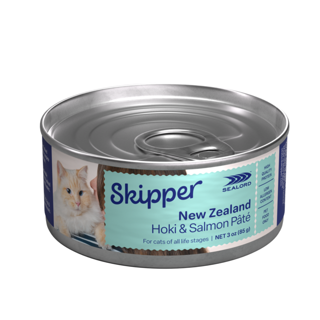 Sealord Skipper Hoki & Salmon Pate Wet Cat Food - Product Image 1